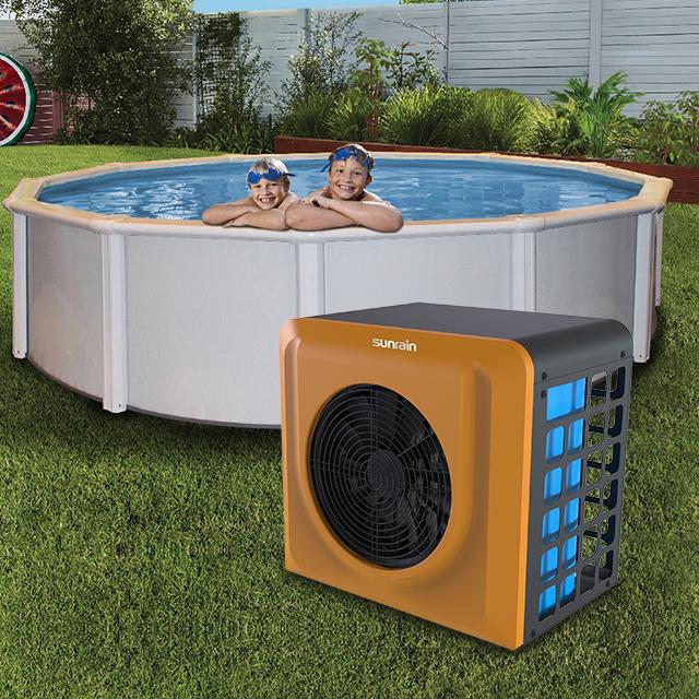 Household Poolstyle Mini Above Ground Pool Heat Pump R32 5kw Air Source 1